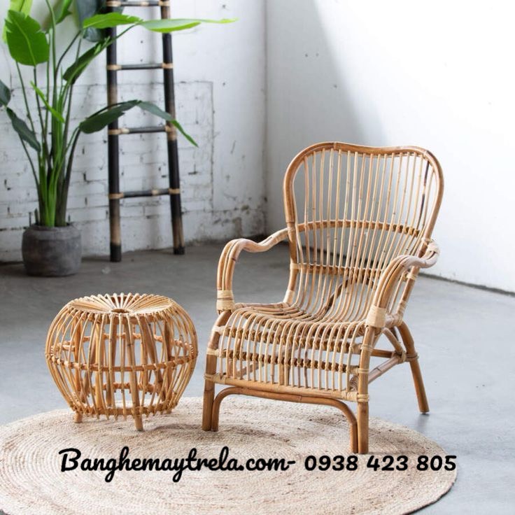 Ghế mây cổ điển